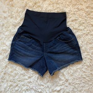 Denim Maternity Shorts